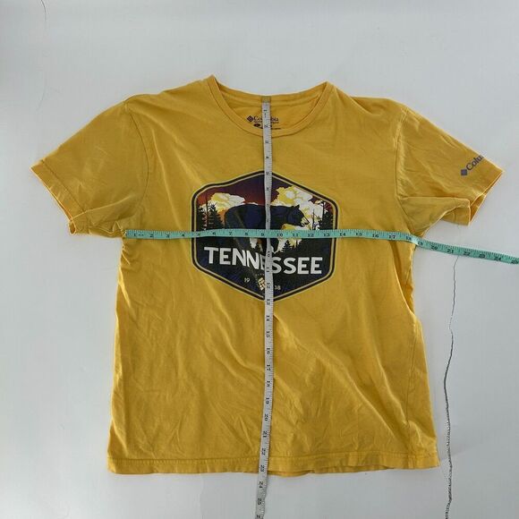 Columbia Tennessee Wilderness Bear Yellow T-Shirt Size Medium - Picture 7 of 7